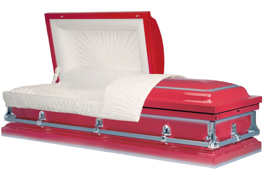 Franklin Red Casket