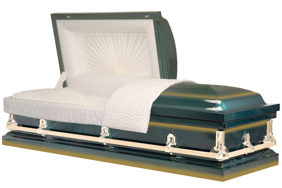 Franklin Green Casket