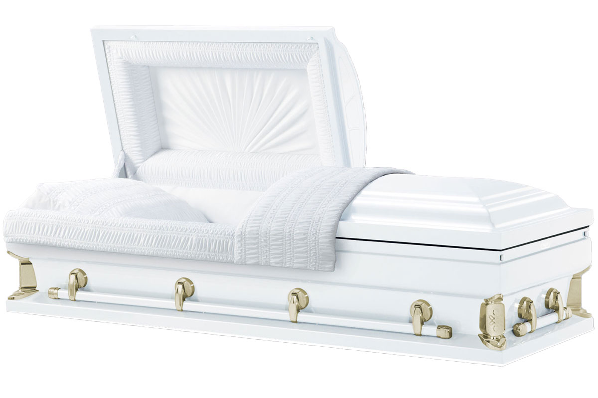 Ultra White Casket